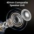 UGREEN HiTune Max 5 Noise Cancelling Headphones Wireless Bluetooth 5.0 Headphone Over-Ear, 90 Hours Playtime Fast Charging Headsets, HiFi Stereo Hi-Res Deep Bass Lightweight Foldable, Built-in Mic - Black